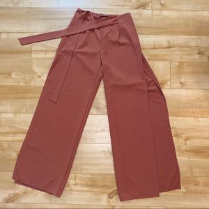 Lulu’s - Going Places Mauve Wide-Leg Pants